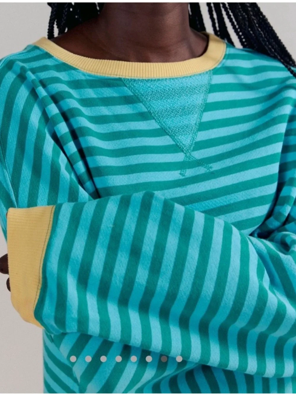Free People We The Free | Classic Striped Oversized Crewneck | XS